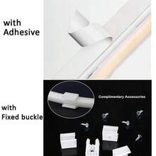 220V LED灯带，高亮度COB LED灯条，防水柔性灯带，带开关，适用于室内外花园照明 - 查看 5