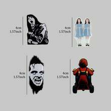 Acryl Abzeichen, Kleidungsdekoration, Taschendekoration, Hutdekoration, Wendy, Jack, Zwillinge, kleiner Junge von hinten, Geschenk für Freunde, Sammlung - Verschiedenfarbig - Übersicht 3