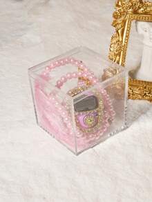 1pc Rosary Counter Set - High-End Packaged Counting Ring, Bracelet With Counter, Counter, Electronic Manual Button Counter, Compact Portable Ring Counter, Thumb Press Counter - Multicolor - View 2