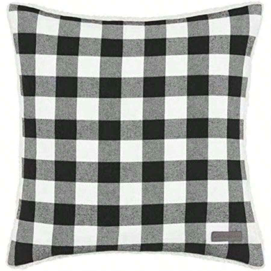 Eddie Bauer Cabin Plaid Throw, Black(1 Count (Pack of 1)) - Multicolor - Ver 1