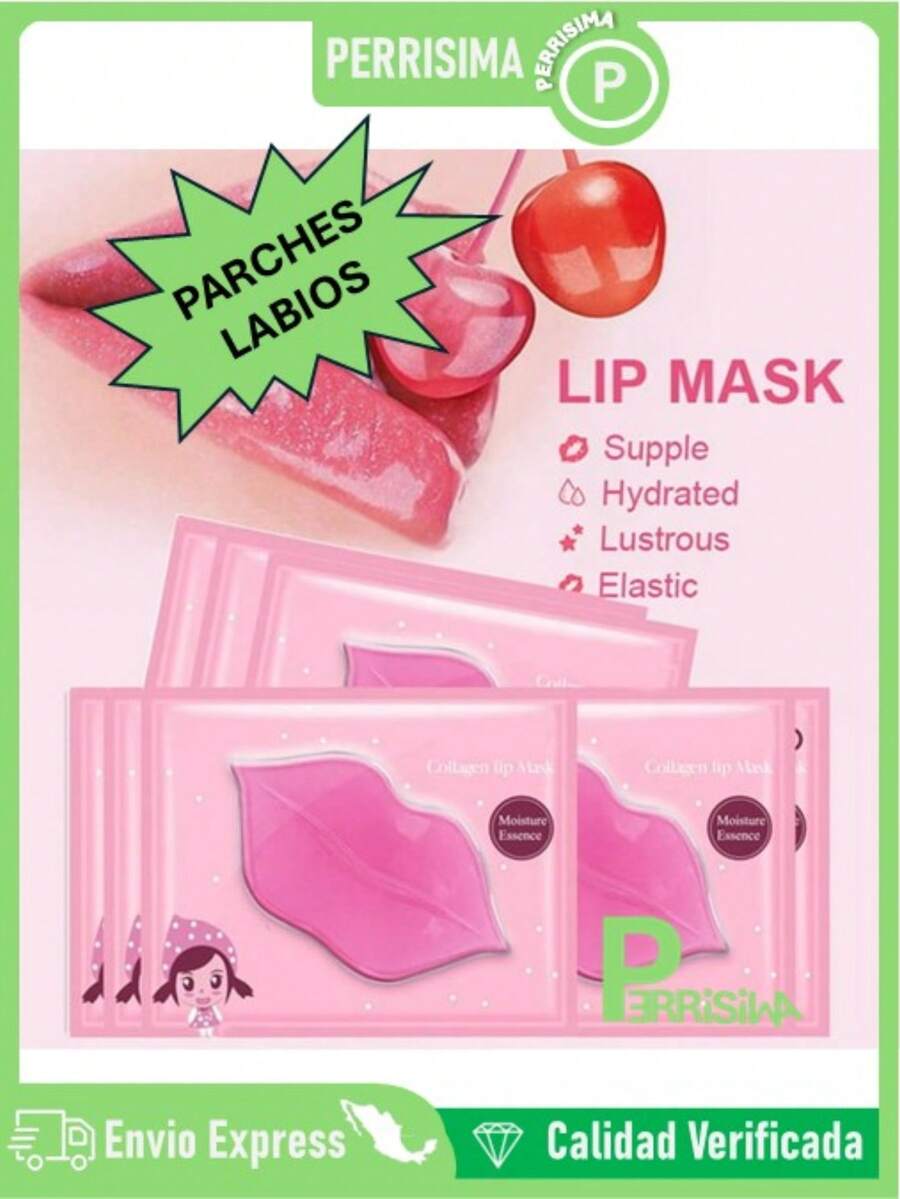 Colagenos para Labios Secos Hidratante Mascarilla para Labios Parche Labios - 10 SOBRES - Ver 1