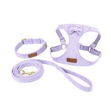 No Pull Dog Harness And Leash Set, Soft Padded Small Dog Harness, Neck Chest Adjustable Vest Puppy Harness With 4.92ft Dog Leash For Small Dogs - Màu tím - Xem 1