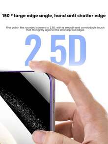 3片装高清防刮钢化玻璃屏幕保护膜，兼容iPad/平板电脑，耐用易清洁，兼容小米/红米平板电脑，安装简便，玻璃膜友好，兼容华为/荣耀平板电脑，加厚加硬平板电脑屏幕保护膜，适用于微软平板电脑，高清显示，日常防刮，疏油疏水，屏幕保护必备，平板电脑屏幕保护膜，平板电脑配件，防水防震防摔防刮。 - 無色 - 查看 7