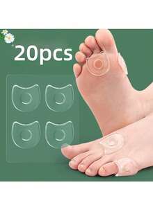 Hot Selling On 8/20 Pcs Horseshoe Shaped Transparent Corns Sticker Toe Anti Abrasion Sticker Foot Care Anti Abrasion Sticker