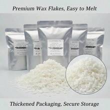 100% 天然大豆蜡蜡烛制作材料包，手工 DIY 蜡烛工艺套装，男女通用，纯大豆蜡和烛芯，大豆蜡香薰蜡烛 DIY