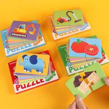 2026 New 3-In-1 Paper Puzzle - Early Education Cognitive Toy For Preschool, Reward Toy, Large Puzzle Pieces - Holiday Gift, Collectible Gift, Present