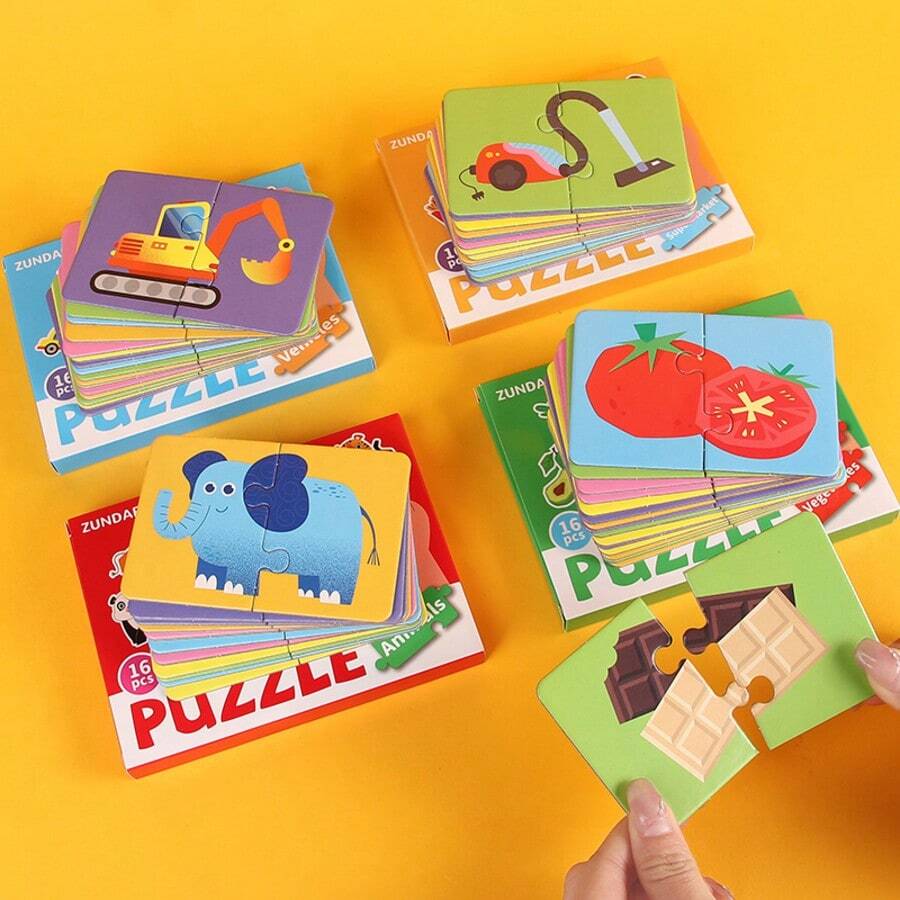 2026 New 3-In-1 Paper Puzzle - Early Education Cognitive Toy For Preschool, Reward Toy, Large Puzzle Pieces - Holiday Gift, Collectible Gift, Present