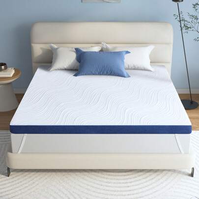 Twirest Memory-Foam Topper 7 cm – Weicher, Abnehmbarer Bezug mit Rutschfestem Band, Tragbar für Verbesserte Schlafqualität – In den Größen 90x200 / 120x200 / 140x200 / 160x200 / 180x200 cm