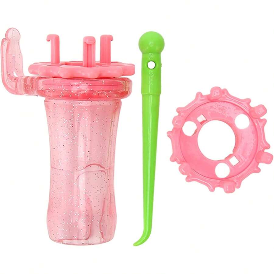 Tissting Telar De Tejer Con Gancho - Herramienta Para Bufandas Y Correas, 10cm/3.9in Altura, 11cm/4.3in Aguja - Kit Compacto Para Artesanos, Para Regalos Y Creación De Trenzas - 1 - Ver 1