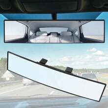 Espejo retrovisor panorámico convexo de 12 pulgadas de ángulo amplio universal, accesorio adecuado para automóviles, SUV, camiones y otros vehículos - Unitalla - Ver 4