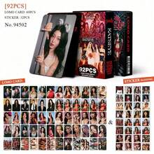 92张KATSEYE照片卡套装 | Gabriela、Lana、Sophia、Manon、Yoonchae、Mei LOMO迷你卡片和贴纸 | 高清双面K-POP偶像粉丝收藏系列，最新《TOXIC》和《Born To Shine》专辑系列，剪贴簿和日记装饰，流行音乐周边，限量版收藏品，粉丝专属礼物，2025 - 彩色 - 查看 9