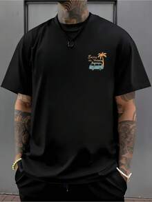 T-shirts pour hommes - Noir - Voir 2