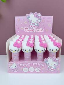 Sanrio 1pc HelloKittys   Solid Glue Cute Diy Crafting Rotating Model Making Supplies For Teens & Adults