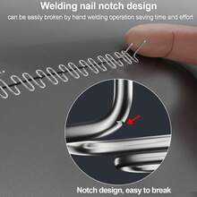 3000 PCS Plastic Welding Staples With Storage Box, 6 Different Shapes Hot Staples For Repair All Car Bumpers Cracks, Collated Staples, Daily Plastics Welder Supplies For Decoration, Auto Repair, Architectural Modelling, Toy Manufacturing, Etc. - 銀色 - 查看 6