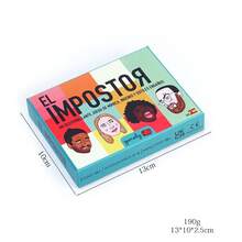 The Impostor – A Board Game Of Charades, Wit, And Subtle Deception; An Interactive Game To Develop Creativity, Improvisation Skills, And Make Everyone Laugh; Ideal For Group Game Sessions; Spanish Card Game - Black - View 4