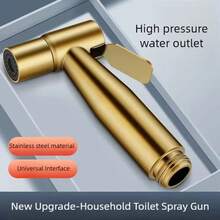 LSSH Toilet Companion Spray Gun High Pressure Flusher Toilet Water Gun Pressure Boosting Household Women's Washing Faucet Spray Head Bathroom Bathroom Accessories Bathroom Tools
