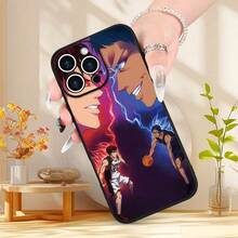 [1pc Funda de Teléfono de Baloncesto de Anime] Funda de Teléfono Creativa y Apasionada de Personaje de Anime de Batalla de Baloncesto, Proporcionando Protección Completa con Cubierta Suave de TPU a Prueba de Golpes e Impactos, Adecuada como Regalo para Cumpleaños o Festividades para Hombres y Mujeres, Compatible con iPhone 16, 15, 14, 13, 12, 11, XS, XR, X, 7, 8, Mini, Plus, Pro, Max, SE. - Mezcla de colores - Ver 1