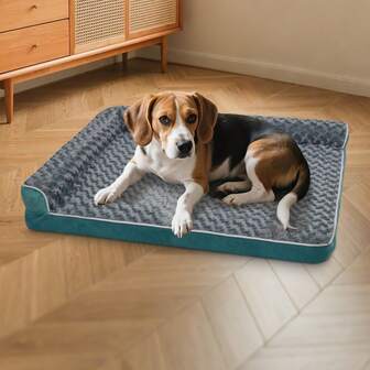 Storlekar M/L/XL/XXL, Extra stor ortopedisk hundbädd, Lämplig för golden retrievers, Avtagbar och tvättbar bäddsoffa för husdjur, Sovbädd för husdjur, Tuggsäker hundsoffa, Hundbädd för stora raser