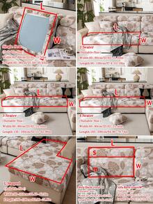 1pc All Season Jacquard Plush Anti-Slip Sofa Seat Cushion Cover, Soft & Skin-Friendly Modern Style, Pet-Proof Elastic Sofa Slipcover For Living Room L-Shaped Combination Sofa And 1/2/3/4 Seater Sofa (Sold Individually) - Coffee Brown - View 4