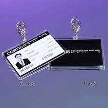 Cor/Rtis 双面高清照片卡 + 证件照 + 亚克力钥匙扣套装 - 包包挂饰，粉丝完美礼物/Cor/Tis 亚克力钥匙扣 - 双面高清设计，包包挂饰，装饰收藏品及粉丝礼物 - 彩色 - 查看 8