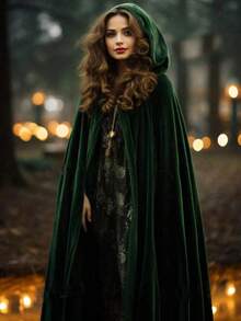 رداء شتوي دافئ، مناسب لكل من الرجال والنساء، رداء مخملي للحفلات والأداء مزود بقبعة، مناسب لمختلف المناسبات والأعياد، أزياء هالوين والأدوار المسرحية، أزياء الشياطين والخفافيش، إكسسوارات العطلات، هدية مثالية لهواة الأدوار المسرحية