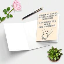1 pièce Carte de vœux amusante avec message d'amour pour anniversaire, vierge à l'intérieur pour une note personnalisée, livrée avec une enveloppe. Convient pour le petit ami, la petite amie, le mari, la femme, toute occasion, la Saint-Valentin et les cadeaux d'anniversaire - Ensembles - Voir 5