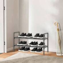 Shoe Storage Rack Sturdy Shoe Rack Wardrobes Garages And Hallways Stackable Entrance Large - inicial - Ver 5