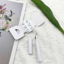 【1 个清洁刷和 3 对耳塞】带降噪孔的替换耳塞，兼容 Apple Pro 和第二代；三合一清洁套装，兼容 Apple 1、2、3、Pro/Pro 2；硅胶耳塞，兼容 Apple Pro（S/M/L） - 白色 - 查看 3