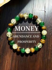 魔法水晶手链 9 件套 - 象征和平、繁荣、好运的圣诞礼物，男女皆宜，寓意乐观积极、自信坚强，含明矾石，全场特价清仓，限时抢购，初领圣餐纪念品 - 多色 - 查看 4