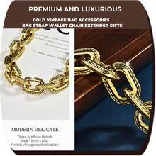 Encantos de bolso, encantos de bolso dorados decorativos para bolsos - Regalos de Navidad para rellenar medias de mujer - Oro-1 - Ver 6