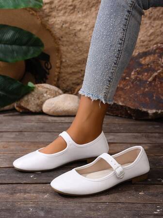 2024 Autumn New French Style Flat Loafers, Fashionable Low Vamp Women Shoes,Ballet Flats