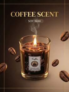 天然大豆蜡咖啡香氛蜡烛，无烟持久，适合客厅放松、咖啡爱好者、卧室使用，助眠香氛。 - 杯子蠟燭 - 查看 12