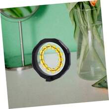 Bases Para Exhibicin De Marcos y Joyera Flotante Negras, Soporte Plstico Estable Antideslizante, Para Tienda o Tocador, Set De 2 Bases Cuadradas Multifuncionales - 4,5 x 1,7 x 1,4 cm + negro - Ver 4