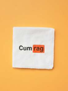 2条/套 12英寸超柔软刺绣趣味创意手帕，送给男友、女友、爱人、妻子和其他成年人的幽默礼物，适合情人节、周年纪念日、母亲节、单身派对、浴室装饰和其他场合。 - 彩色 - 查看 8