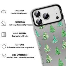 A Christmas And Thanksgiving gift, Colored Silvery Printed Phone Case, for  case, Suitable for  Models 17, 16, 15, 14, 13, 12, 11, Plus Pro Max, Suitable As Birthday Gift, Girlfriend, Boyfriend Or Self-Use ABCD - Blanco - Ver 10