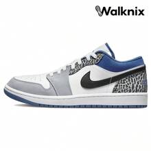 Air Jordan 1 Low SE 'True Blue' White Black Cement-Grey Dark-Marina-Blue Sneakers Men DM1199-140 - Nhiều màu - Xem 1