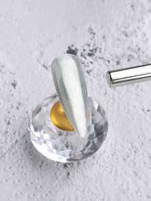 مجموعة من قطعتين، رأس على شكل Y + مغناطيس، قلم فني أظافر مغناطيسي متعدد الوظائف على شكل Y لتأثير عين القطة 3D، غراء عين القطة المغناطيسي، مخصص لصالون الأظافر، DIY فن أظافر عين القطة، مغناطيس قوي جدًا، استخدامات متعددة / تشغيل سهل - فضي - مشاهدة 7