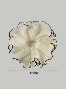 4/2/1pc French Style Lace Bowknot Hair Scrunchies For Daily Life, Vacation And Casual Occasions Elegant Accessories Hair Accessories, For Women, Fall, Travel, Hair Tools Women, Hair Stuff, Fall, Hair Accessories, Travel, Women, Hair Tools, Hair Stuff, Stuff, Beauty Accessories Hair Ties Ponytail Holder - Multicolor - View 8