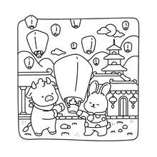 40-Page Coloring Book "Wonderful Places: Cozy Travel" - 205gsm Thick Opaque Paper | Imaginative Global Destination Scenes (Cute Dogs & Bears On Skateboards Adventure At Iconic Landmarks) | Bold Outlines, Easy To Color, Ideal For Adult & Teen Leisure, Travel Theme Relaxation And Gatherings With Friends, Suitable For Stationery, School Supplies, Great Gift For Girls, Valentine's Day, New Year