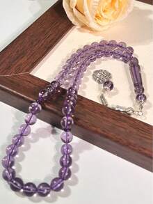 1pc Muslim Religious 45 Beads Acrylic Single Strand Tasbih/Misbaha Prayer Beads, Durable Acrylic Material For Daily Islamic Ritual Use - Multicolor - View 8