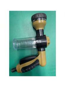 高压洗车水枪带伸缩软管 - 塑料花园软管喷枪，适用于家庭、车辆和户外清洁，可伸缩淋浴管，用于洗车和浇花 - 彩色 - 查看 11