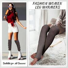 Long Leg Warmers Women 24 Inch Over Knee Knit Ribbed Leg Warmer Stirrup Yoga 80s Party Dance Ballet Supply - 均碼 + 深灰色 + 1 - 查看 5