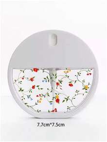 1/3个装 35毫升圆形玫瑰印花喷雾瓶，可装洗手液和香水，方便携带 - 彩色 - 查看 5