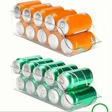 1pc/ Fridge Beverage Storage Box Drawer Type Organizer Rack, Multifunctional - Multicolor - View 11