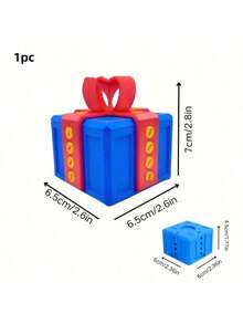 Annoying Gift Box With Screws, 3D Printed Very Annoying Gift Box, Adult Gift Card Cash Puzzle Box, Interesting 20 Screws Fidget Box; Frustrating Gift Box - Hollow 3D Printed Prank Gift Box With Screws, Creative Coin Container, Suitable For Holidays, Birthdays, Christmas, Valentine's Day And Fun Home Decor, Holiday Gift Box | Plastic - Multicolor - View 16