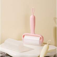 3个装粘毛滚筒，用于去除宠物毛发、深色衣物、家具和灰尘表面。轻松去除毛发和绒毛…… - 彩色 - 查看 6