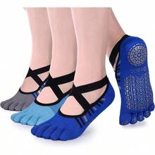 One Size + 3 Pairs -blue/Gray/Cyan