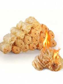 100pcs All-Weather Charcoal Fire Starters – Odorless, Instant Ignition For Grill, BBQ, Fire Pit, Fireplace, Wood Stove & Camping. Essential For Kitchen, Outdoor Travel Accessories