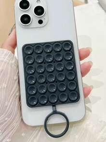 1个全新30吸盘圆形硅胶吸盘，简约吸盘贴纸，防滑手机壳便携可移动手机支架，时尚小众设计，兼容、安卓手机，生日礼物，送给家人、朋友的礼物，浴室手机支架，手机配件粘性支架 - 彩色 - 查看 9