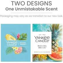 Yankee Candle - Vela perfumada de pilar mediano con hasta 115 horas de combustión, mezcla de cera de plantas premium para quemaduras constantes, vela de pilar de 14 onzas con fragancia de relleno de(Bahama Breeze Large 2-Wick Tumbler) - Multicolor - Ver 9